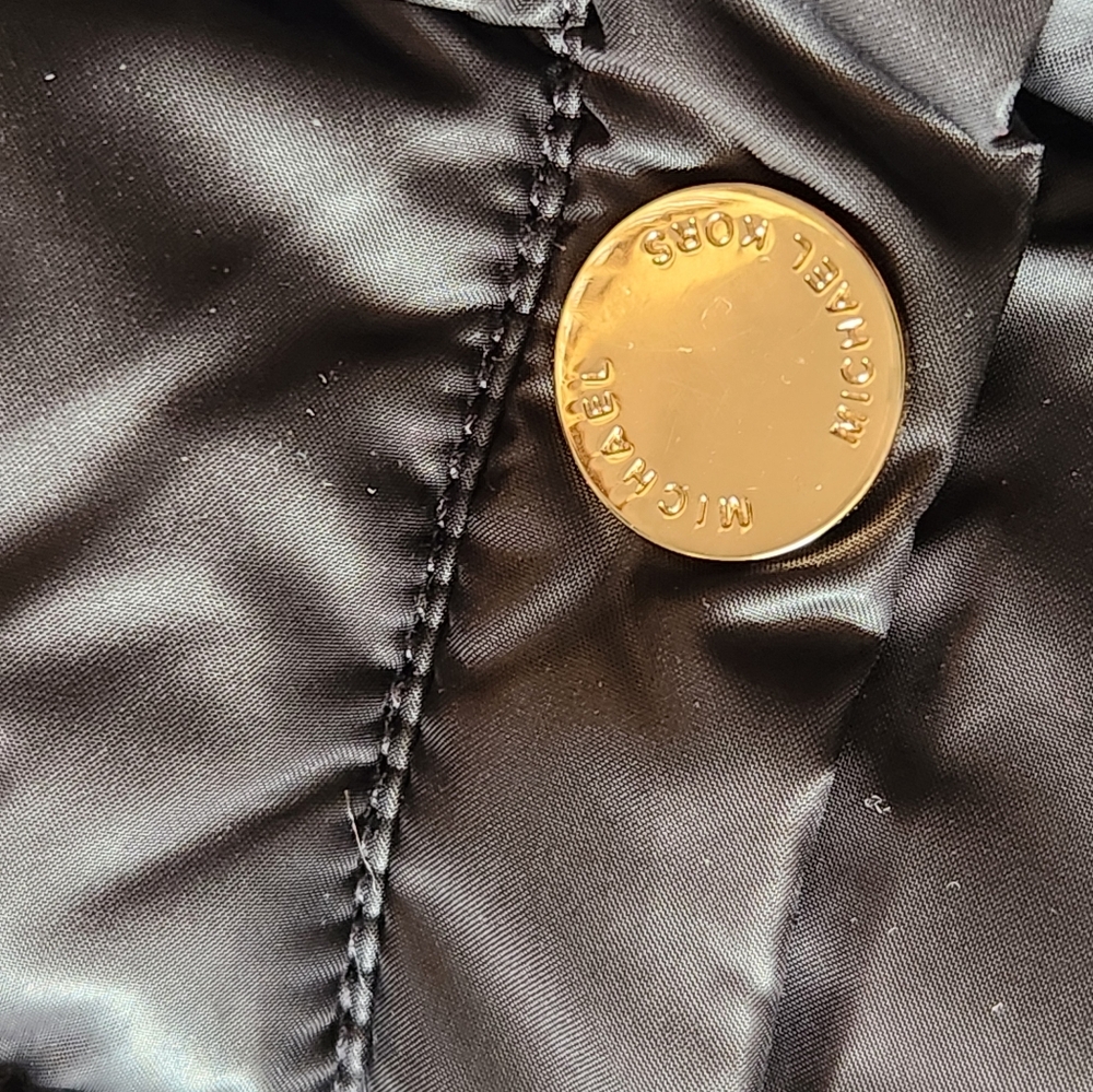 MICHAEL KORS Kids Puffer Jacket Size 2T Black Quilted Designer Winter Outdoor - Picture 12 of 12